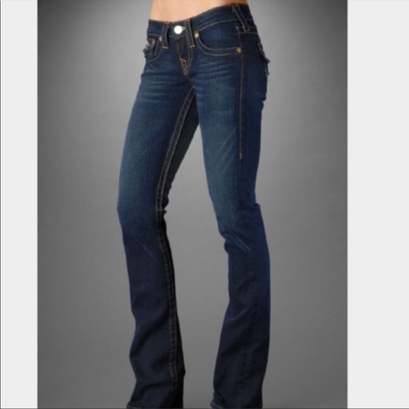 NWT True Religion Mid Rise Bootcut Jeans with Pocket Flap - Picture 7 of 7